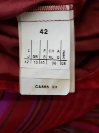 Max&Co gonna seta balze asimmetrica nuova