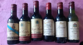 Colección 6 Minibotellas años 90