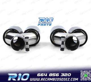 COLAS ESCAPE BMW LOOK M PERFORMANCE CROMO CARBONO