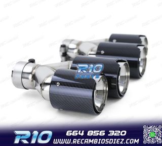 COLAS ESCAPE BMW LOOK M PERFORMANCE CROMO CARBONO