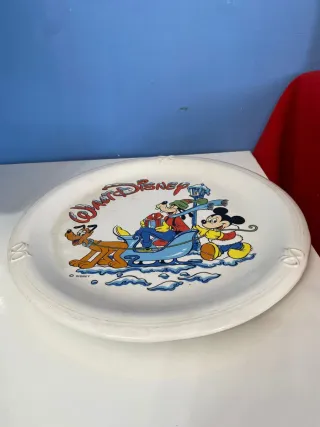 Piatto Disney Topolino e amici Natale