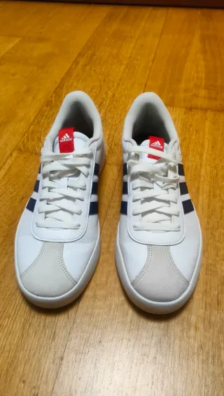 Adidas Zapatillas Blancas y Azules