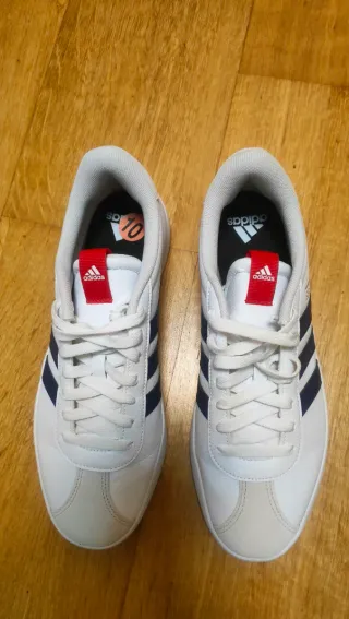 Adidas Zapatillas Blancas y Azules