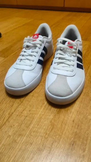 Adidas Zapatillas Blancas y Azules