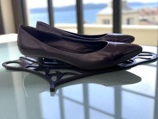 Malù Decolletè Pelle Nera Tg 38