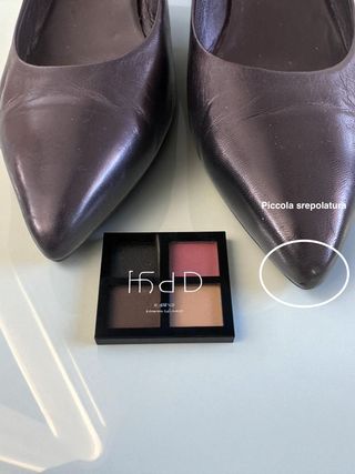 Malù Decolletè Pelle Nera Tg 38