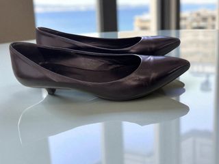 Malù Decolletè Pelle Nera Tg 38