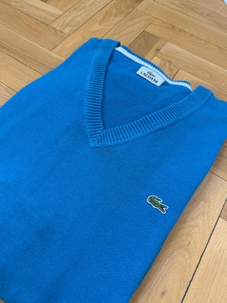 Jersey Lacoste Azul Talla L