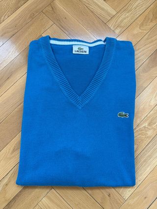 Jersey Lacoste Azul Talla L