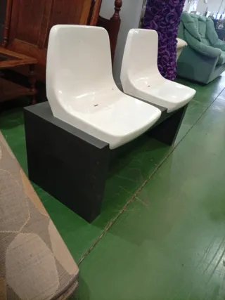 Asiento monobloque blanco