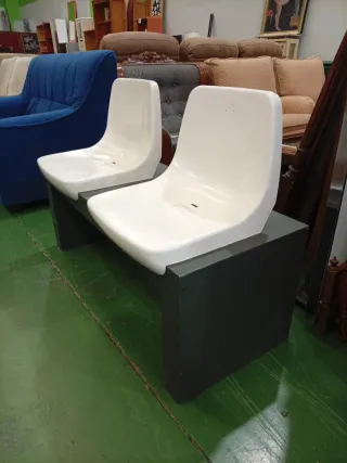 Asiento monobloque blanco