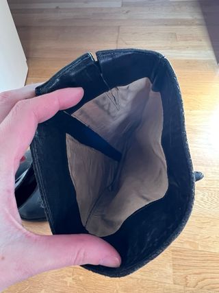 Botas de piel negras talla 38