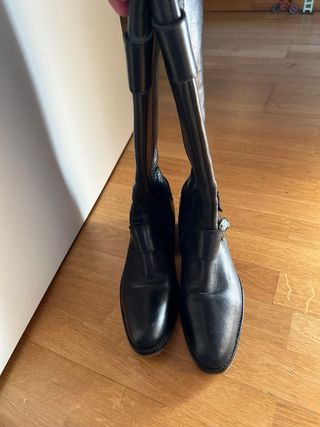 Botas de piel negras talla 38