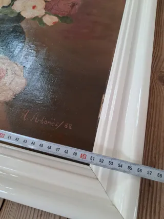 Quadro floreale ad olio