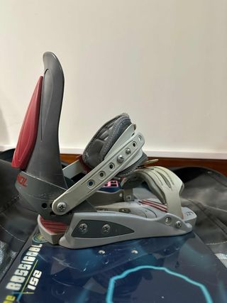 Tabla Snowboard con Fijaciones