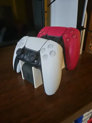 Soporte para mandos PS5 Blanco 3D