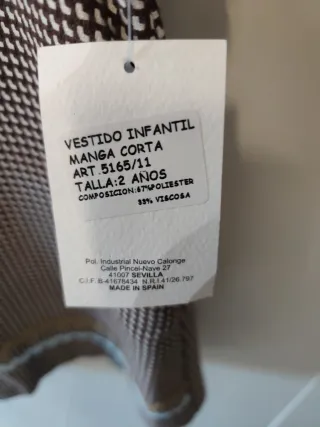 Vestido invierno niña