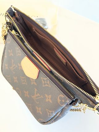 Multi Pochette Louis Vuitton Marrón y Dorado