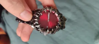 Reloj Chrome Hearts Opium Rojo/Plata