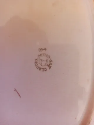 Vajilla fuentes a antiguas San Claudio