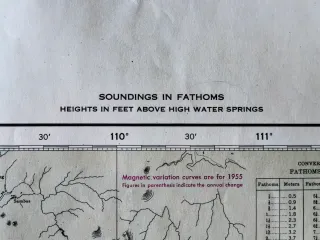Mapa Carta Náutica Marítima: Mar de Java Occidenta
