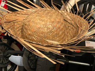 Sombrero de paja para disfraz
