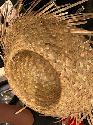 Sombrero de paja para disfraz