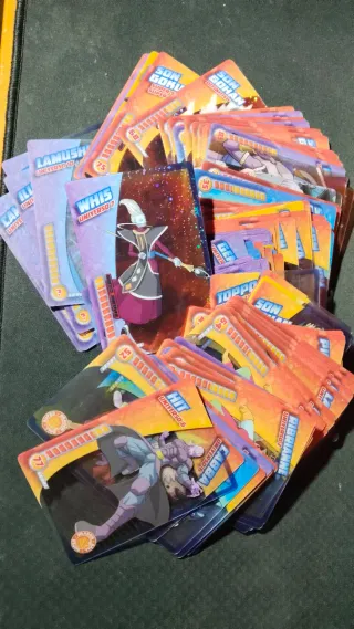 Lote de cartas dragón ball super (150uni.)
