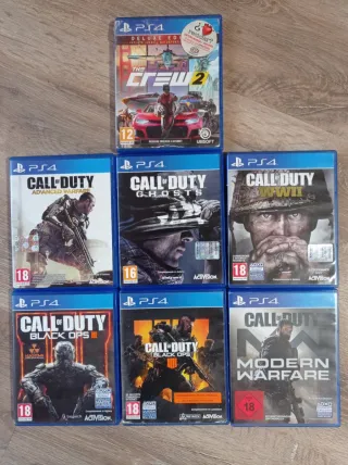 7 Juegos ps4 + 2 mandos ps4