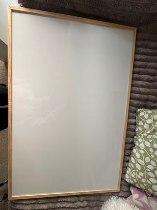 Tavoletta magnetica con cornice in legno