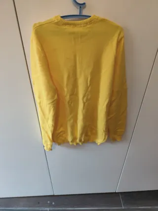 Jersey Benetton amarillo niño Talla M, 7 u 8 años