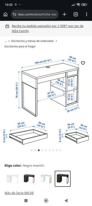 Escritorio Ikea para ordenador