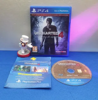 JUEGO PS4 UNCHARTED 4 PORTADA REVERSIBLE