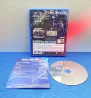 JUEGO PS4 UNCHARTED 4 PORTADA REVERSIBLE