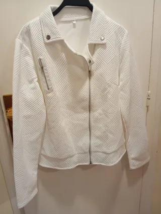 Chaqueta blanca mujer Talla L