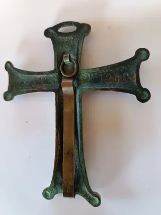 Cristo románico. Bronce patinado. Max Le Verrier