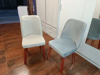 Sedie da Pranzo in Velluto