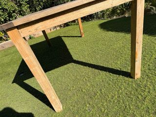 Tavolo da esterno/giardino - in legno teak