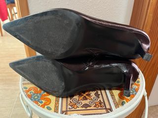 Botines como nuevos, puestos dos veces, número 39