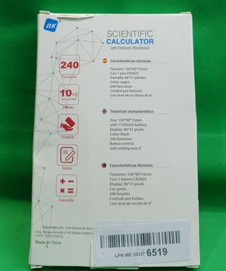 Calculadora Científica 240 Funciones