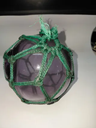 Boya náutica cristal soplado color amatista