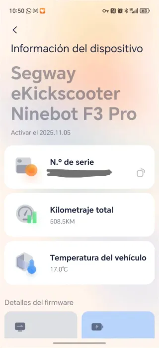Patinete Eléctrico Segway Ninebot F3 PRO