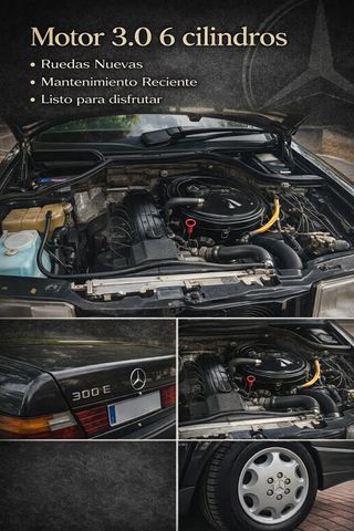 Mercedes W124 300E 1985 · Motor M103 · Histórico ·