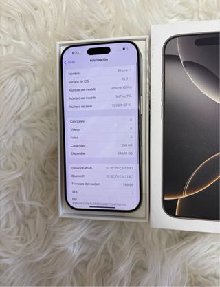 iPhone16Pro 256GB 96%BATERÍA!!!