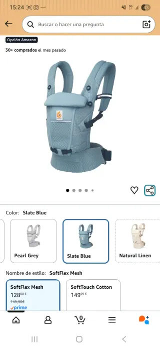 Mochila Ergobaby Portabebés Ergonómica