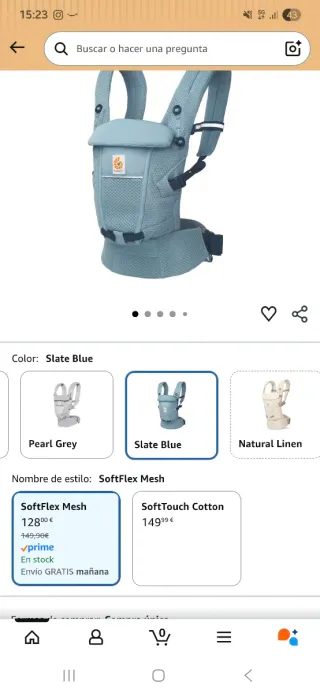 Mochila Ergobaby Portabebés Ergonómica