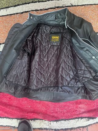 Chaqueta de cuero Harley-Davidson Negra nueva