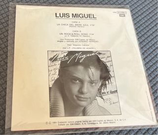 Vinilo Single Luis Miguel La Chica del Bikini Azul