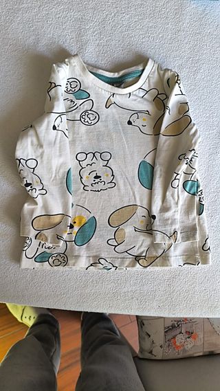 Completo bimbo salopette e maglia 12-18 mesi