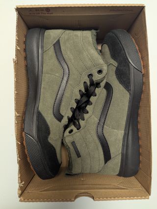 Zapatillas Vans Range Exp Hi Sherpa Verde Talla 42